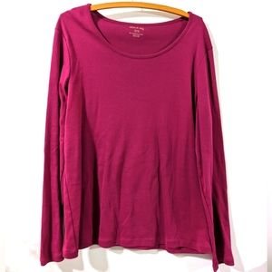 White Stag Plum Long Sleeve Tee Size XL